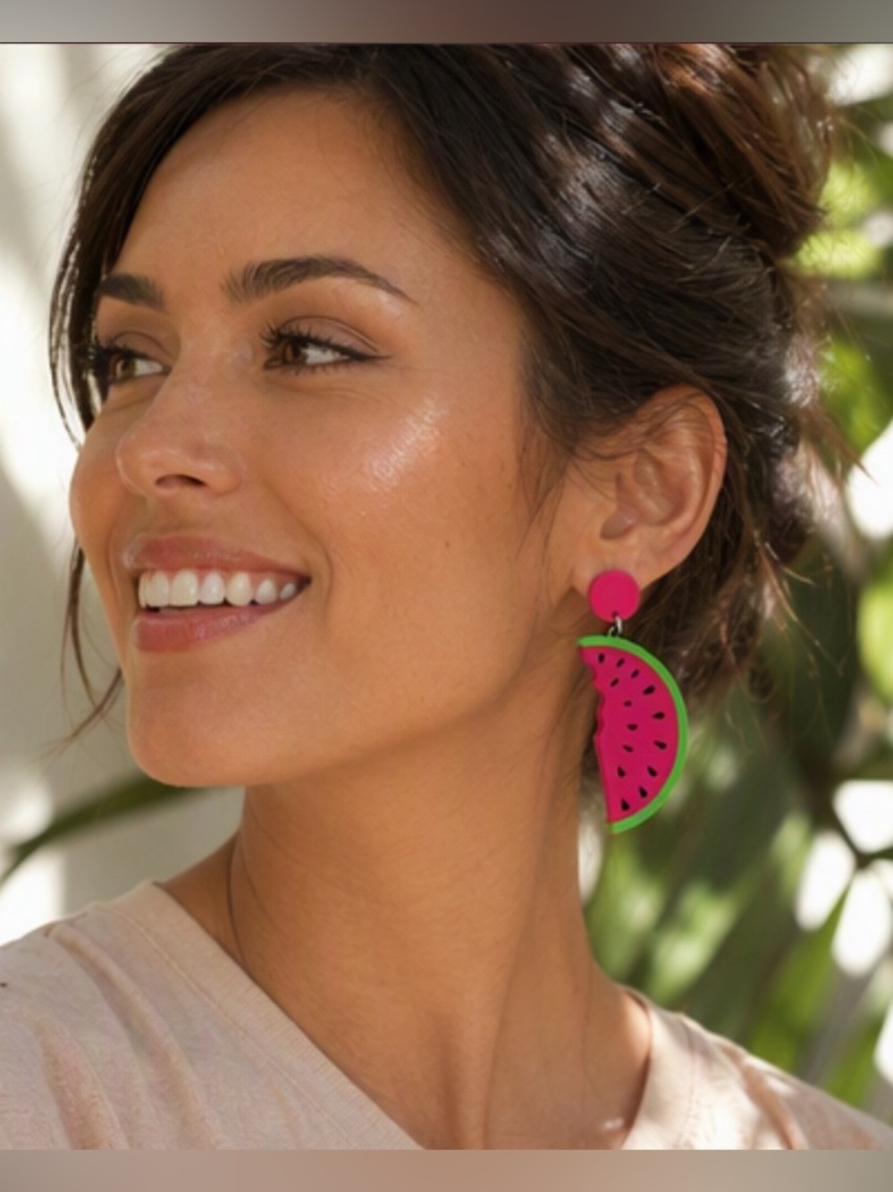 🍉Whimsical Watermelon Dangle Earrings 🍉 NWOT